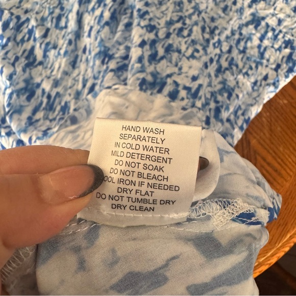 melissa odabash cover up blue and white - Picture 3 of 7